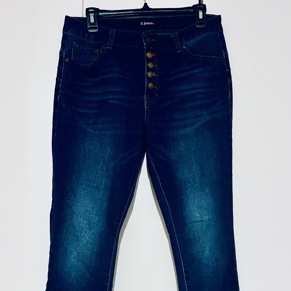 d. jeans Women's High Rise Dark Indigo Jeans